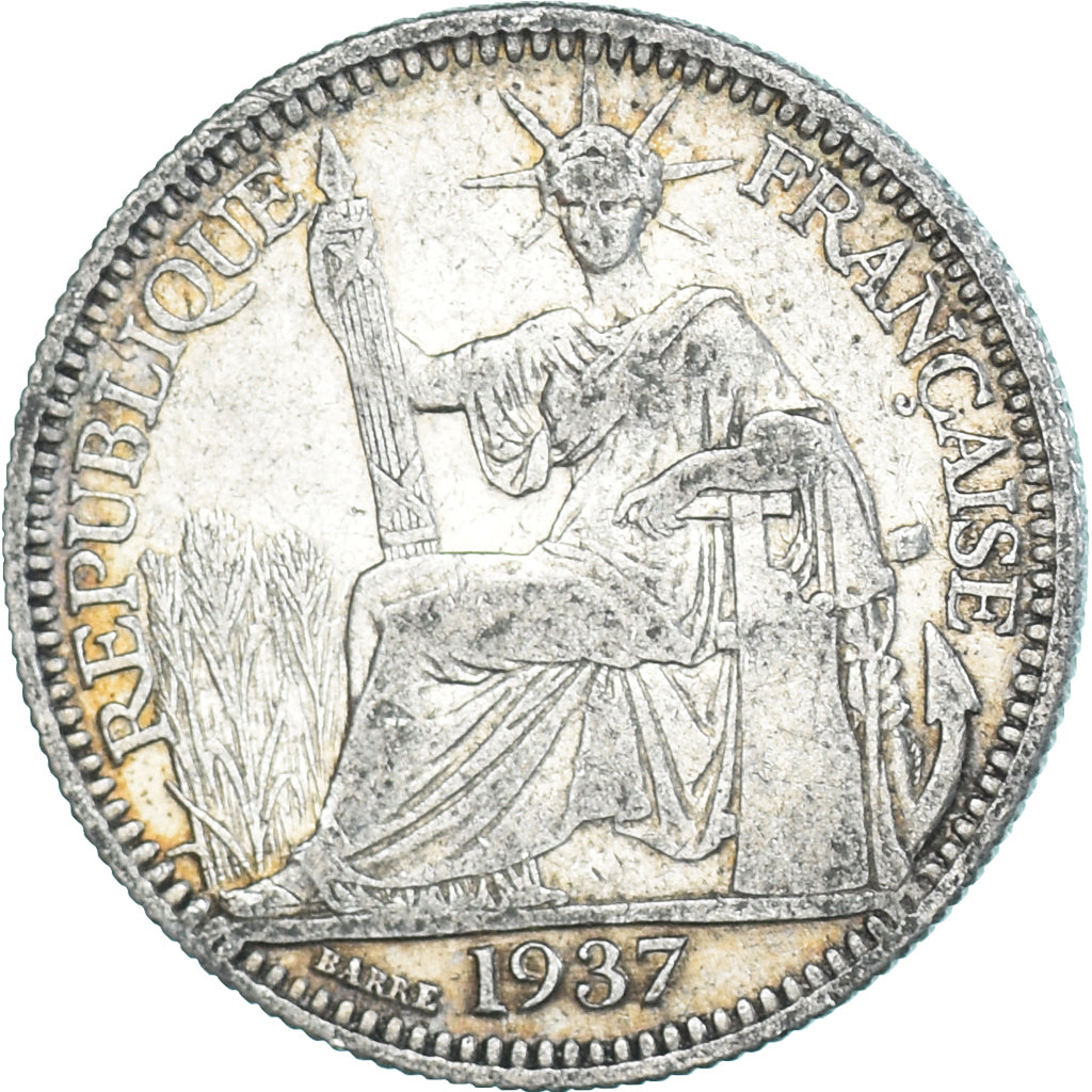 Coin, FRENCH INDO-CHINA, 10 Cents, 1937