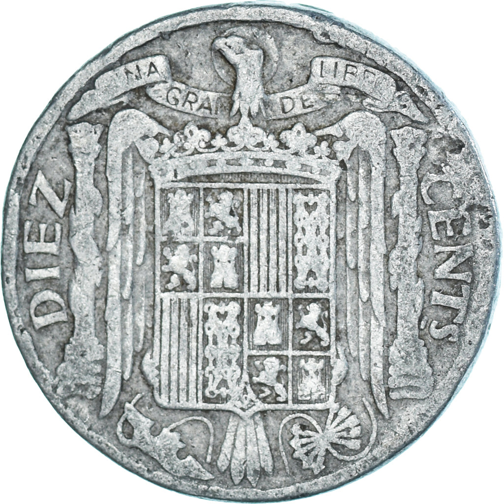 Coin, Spain, 10 Centimos, 1941