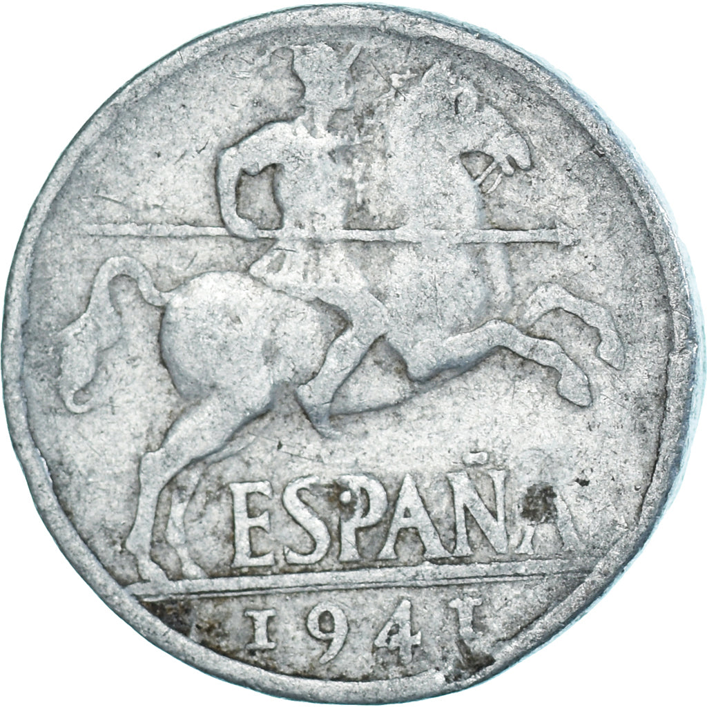 Coin, Spain, 10 Centimos, 1941
