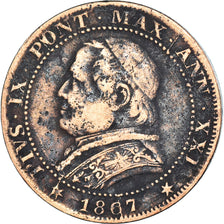 Münze, Vatikan, Soldo, 1867