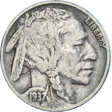 Coin, United States, 5 Cents, 1937