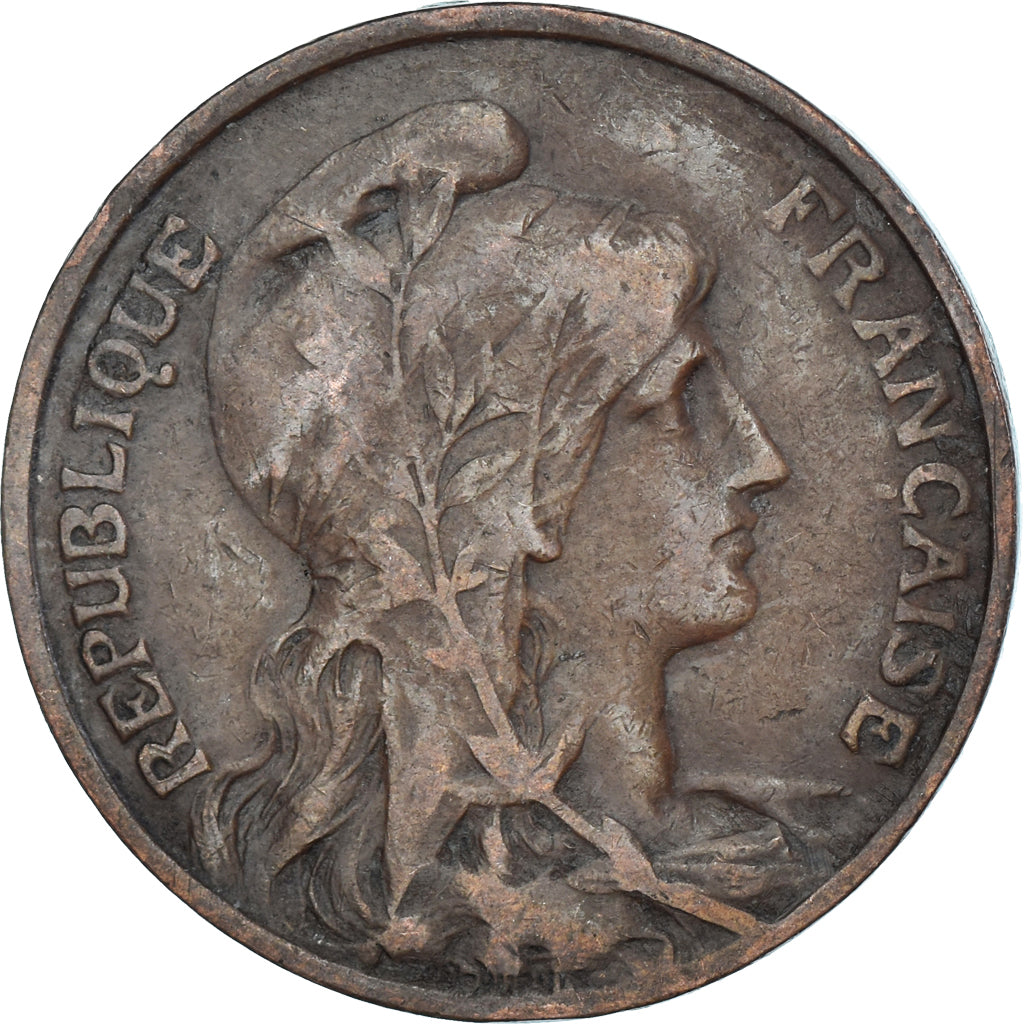 Munten, Frankrijk, 10 Centimes, 1908