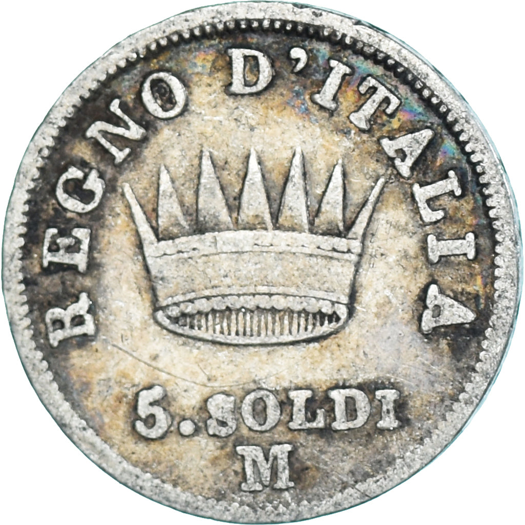 Coin, Italy, 5 Soldi, 1813