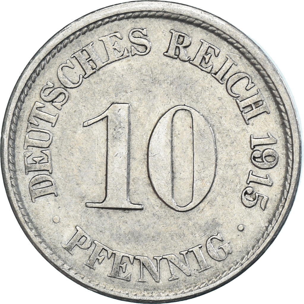 Coin, Germany, 10 Pfennig, 1915