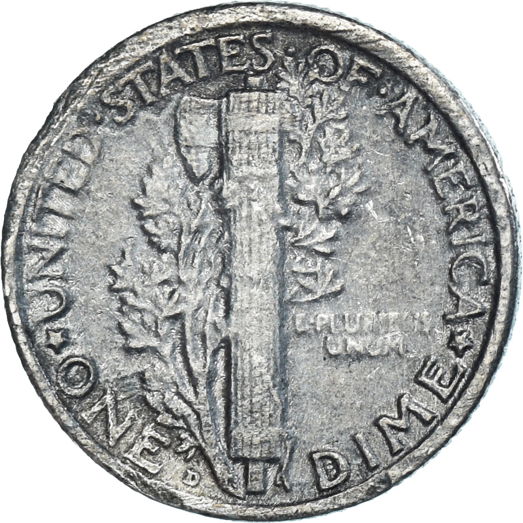 Coin, United States, Dime, 1918