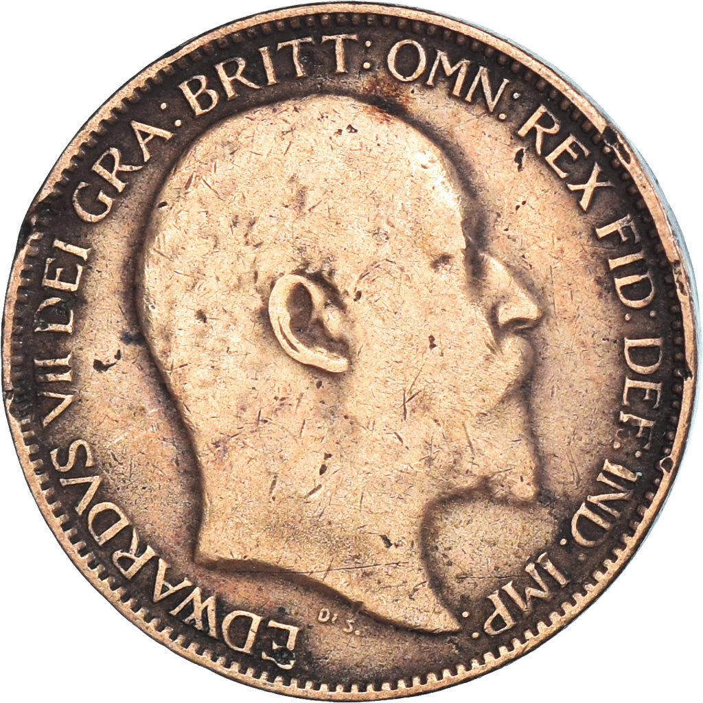 Monnaie, Grande-Bretagne, Farthing, 1905