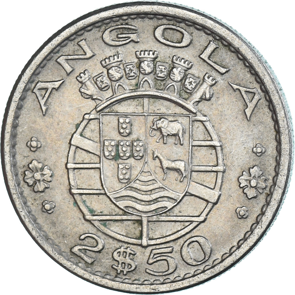 Coin, Angola, 2-1/2 Escudos, 1967