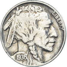 Coin, United States, 5 Cents, 1936