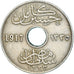 Monnaie, Égypte, 5 Milliemes, 1917