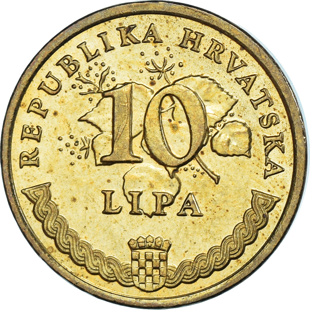 Moeda, Croácia, 10 Lipa, 2005