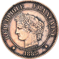 Coin, France, 2 Centimes, 1882