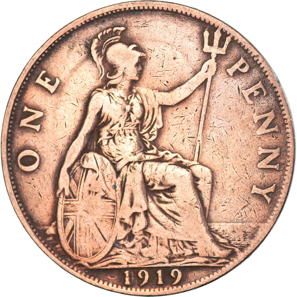 Coin, Great Britain, Penny, 1919