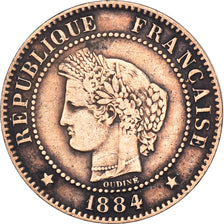 Coin, France, 2 Centimes, 1884