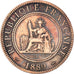 Coin, FRENCH INDO-CHINA, Cent, 1889
