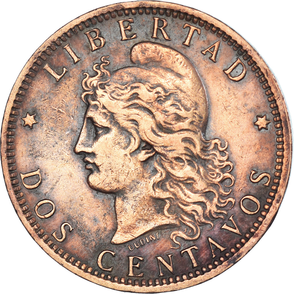 Moneta, Argentina, 2 Centavos, 1894