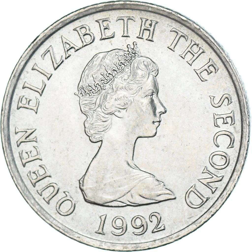 Coin, Jersey, 10 Pence, 1992