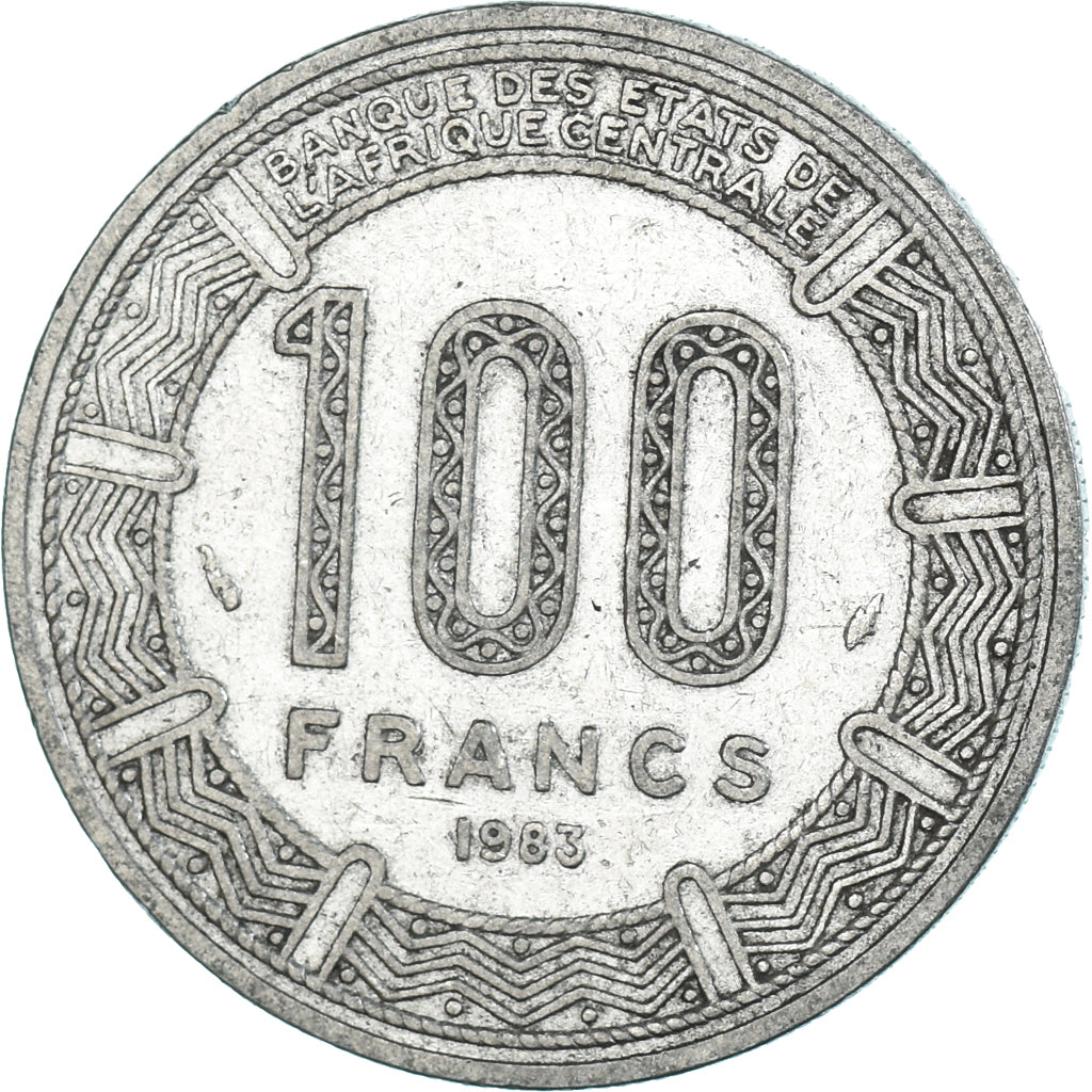Coin, Congo, 100 Francs, 1983
