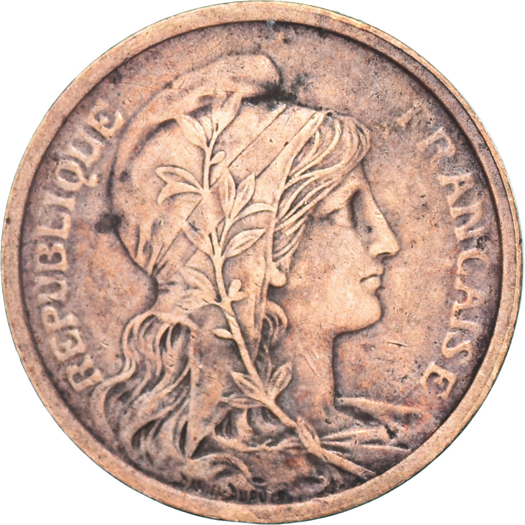 Moeda, França, 2 Centimes, 1911