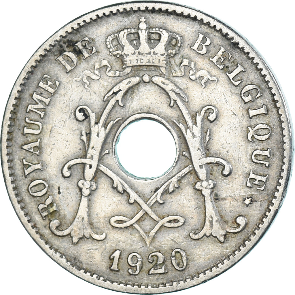 Munten, België, 10 Centimes, 1920
