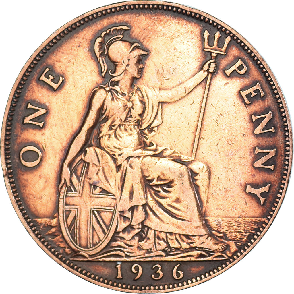 Monnaie, Grande-Bretagne, Penny, 1936