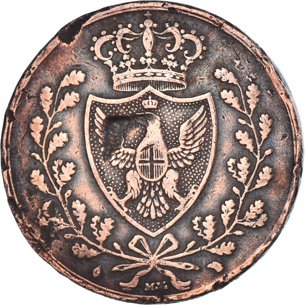 Moeda, Itália, 5 Centesimi, 1826