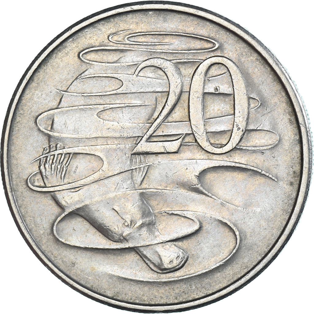 Moneta, Australia, 20 Cents, 1967
