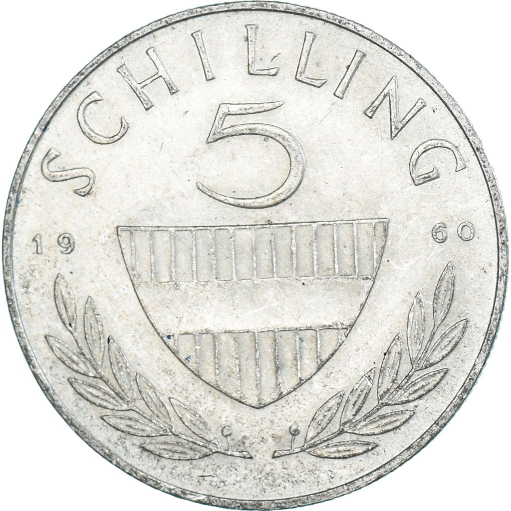 Münze, Österreich, 5 Schilling, 1960