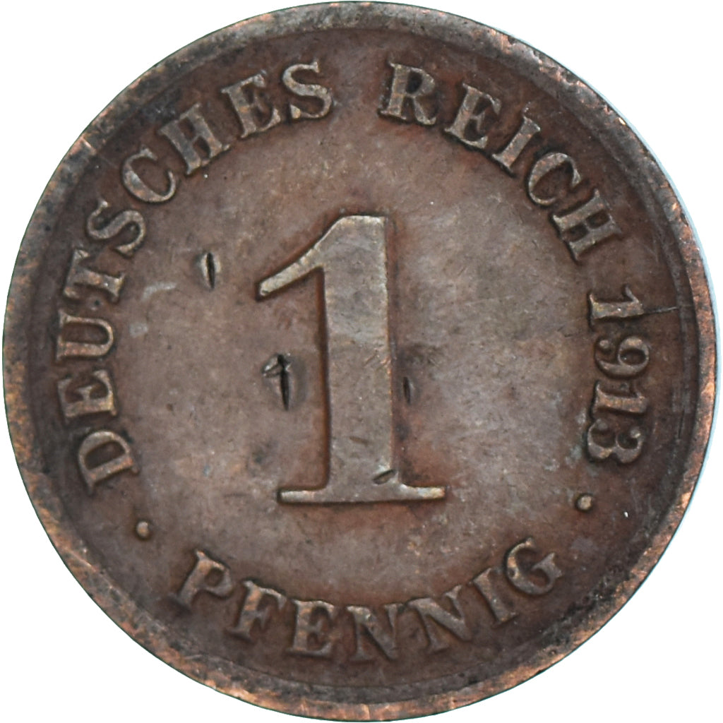 Coin, Germany, Pfennig, 1913