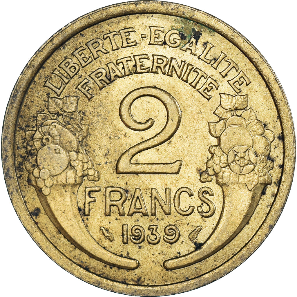 Munten, Frankrijk, 2 Francs, 1939