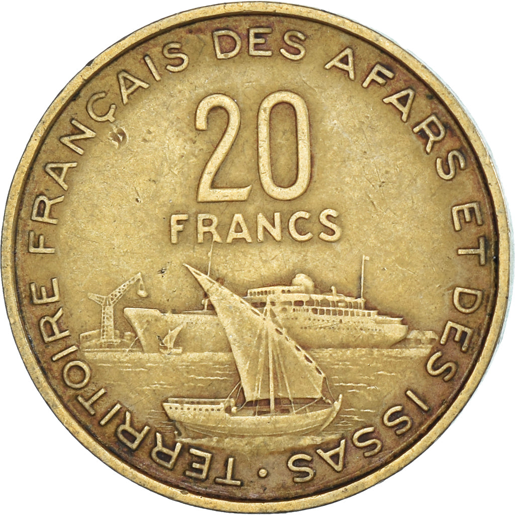 Coin, FRENCH AFARS & ISSAS, 20 Francs, 1968