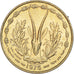 Coin, West African States, 25 Francs, 1976