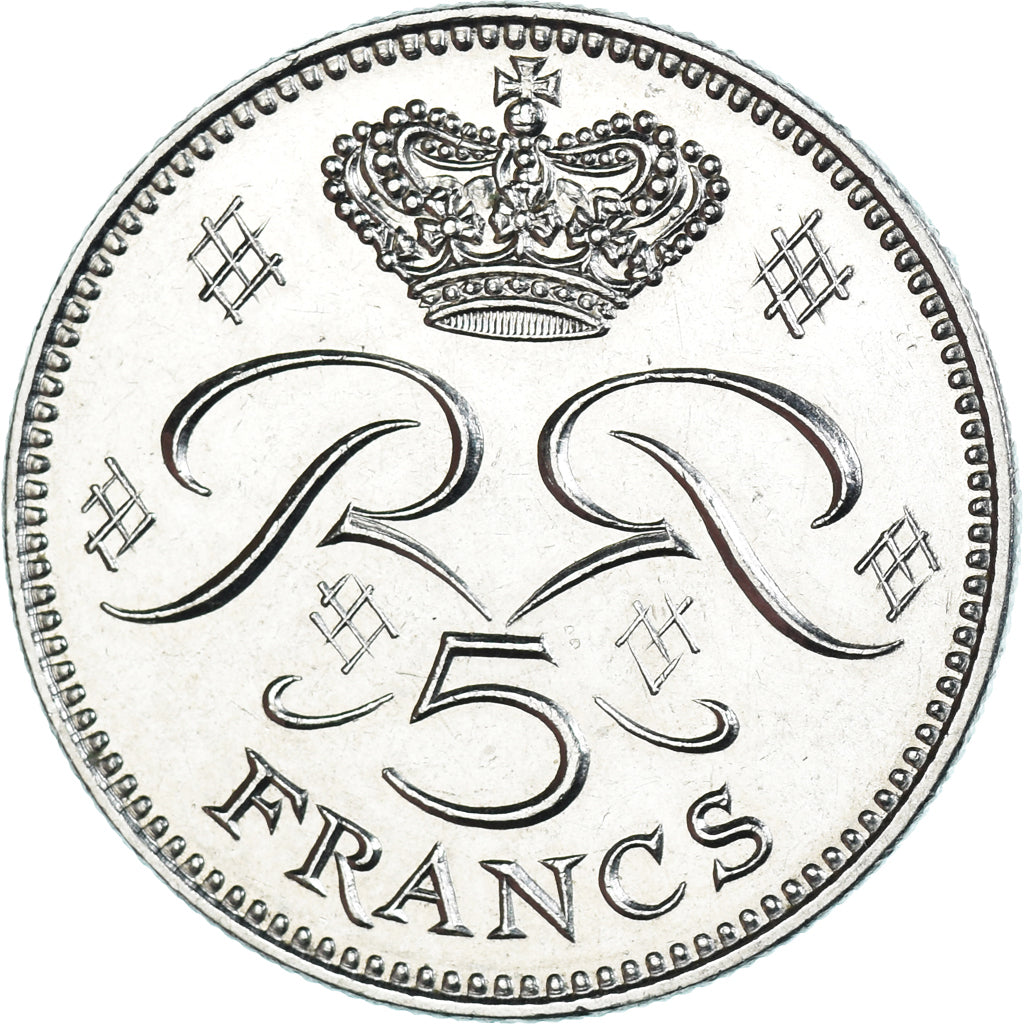 Monnaie, Monaco, 5 Francs, 1971