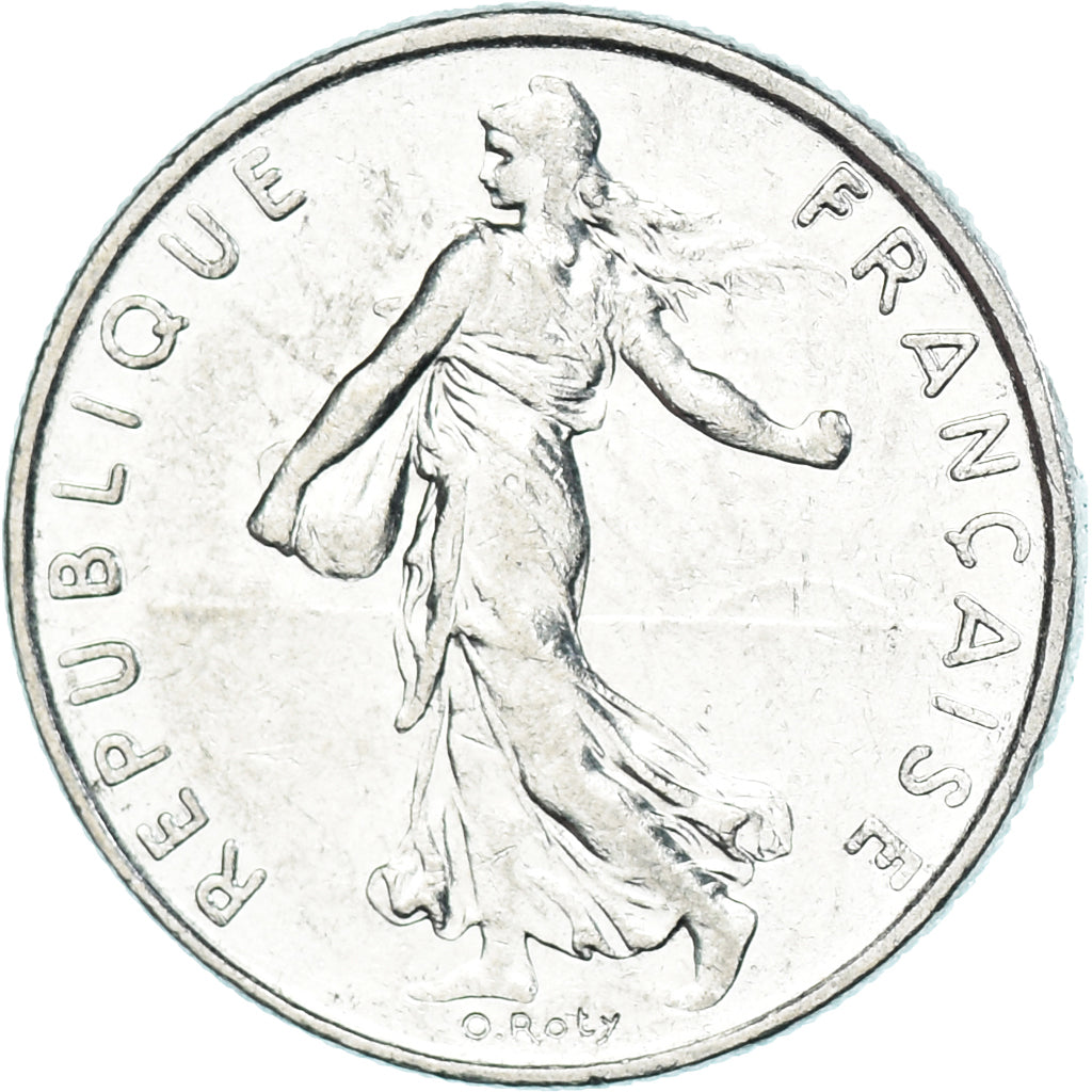 Münze, Frankreich, 1/2 Franc, 1992