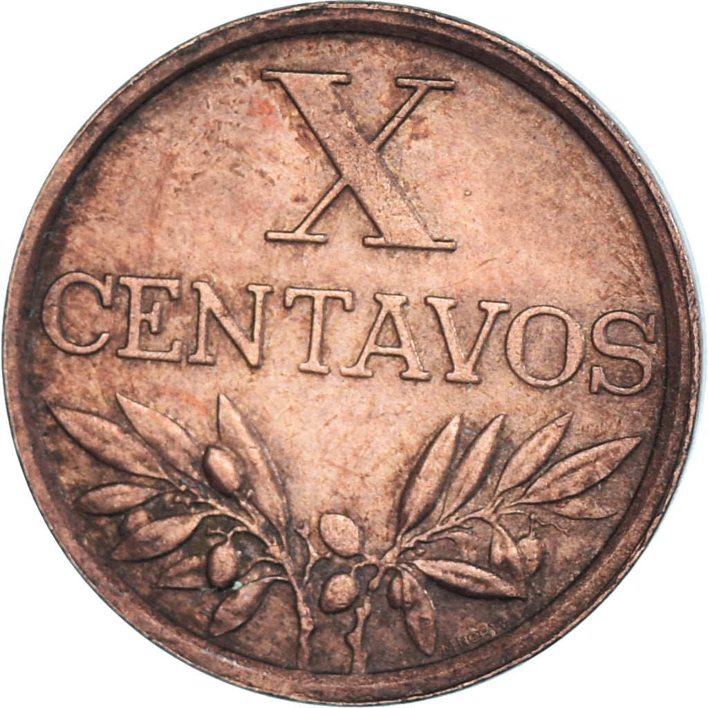 Monnaie, Portugal, 10 Centavos, 1969