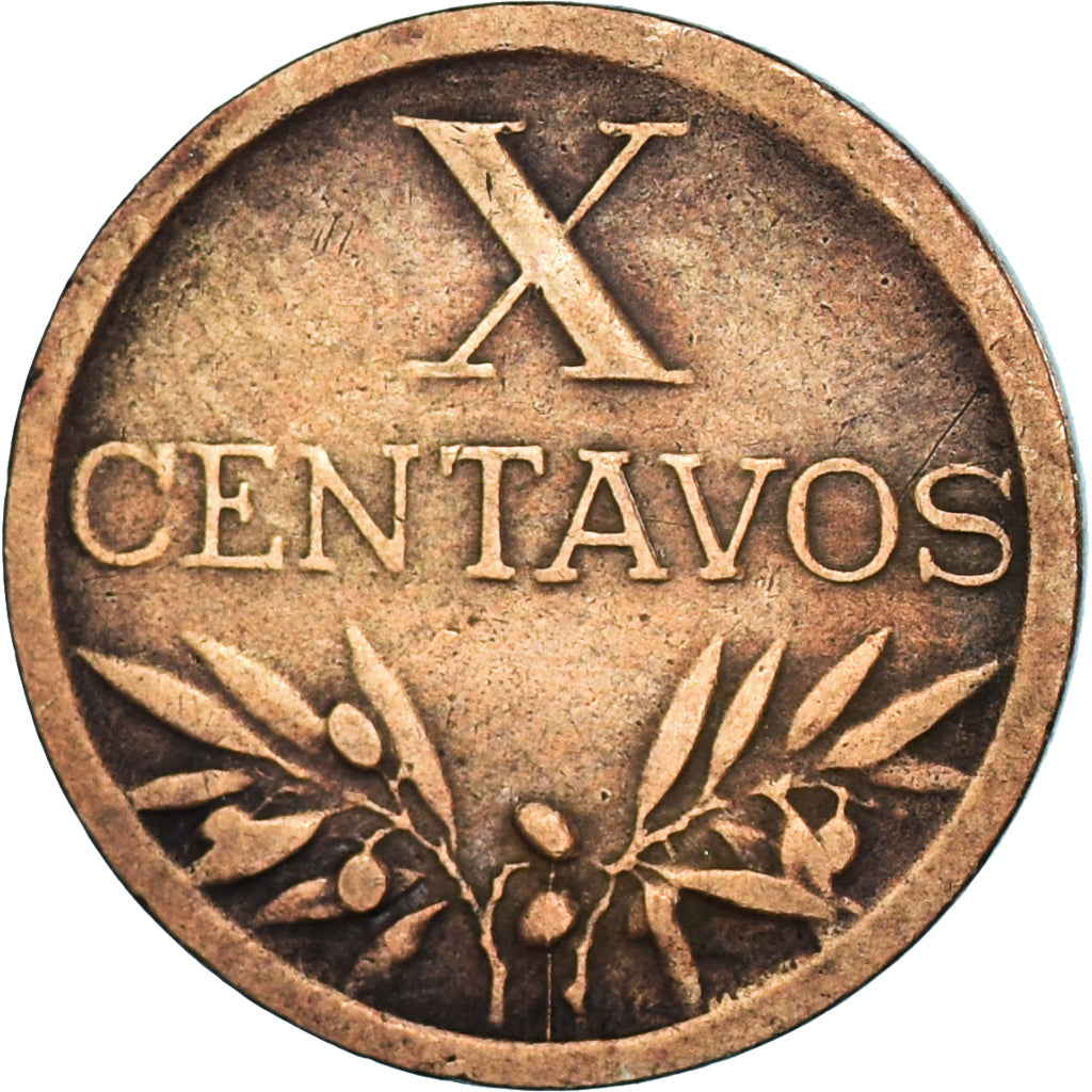 Monnaie, Portugal, 10 Centavos, 1949