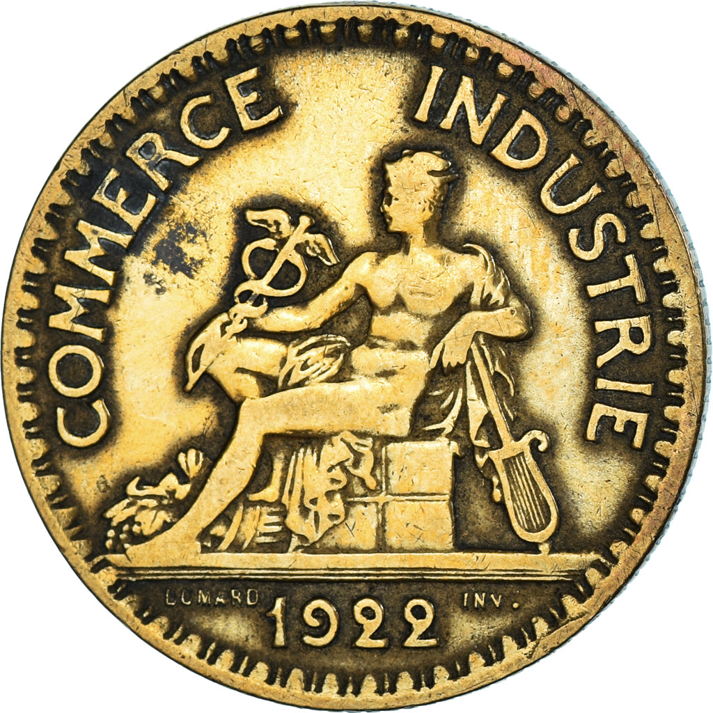 Munten, Frankrijk, 2 Francs, 1922