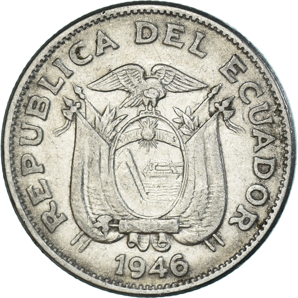 Monnaie, Équateur, Sucre, Un, 1946