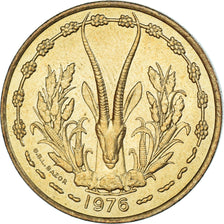 Moneda, Estados del África Occidental, 25 Francs, 1976