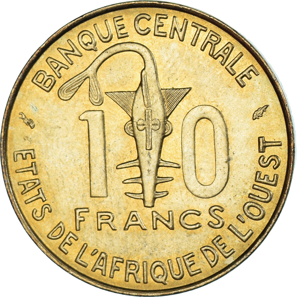 Monnaie, Communauté économique des États de l'Afrique de l'Ouest, 10 Francs