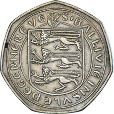 Coin, Guernsey, 50 New Pence, 1969