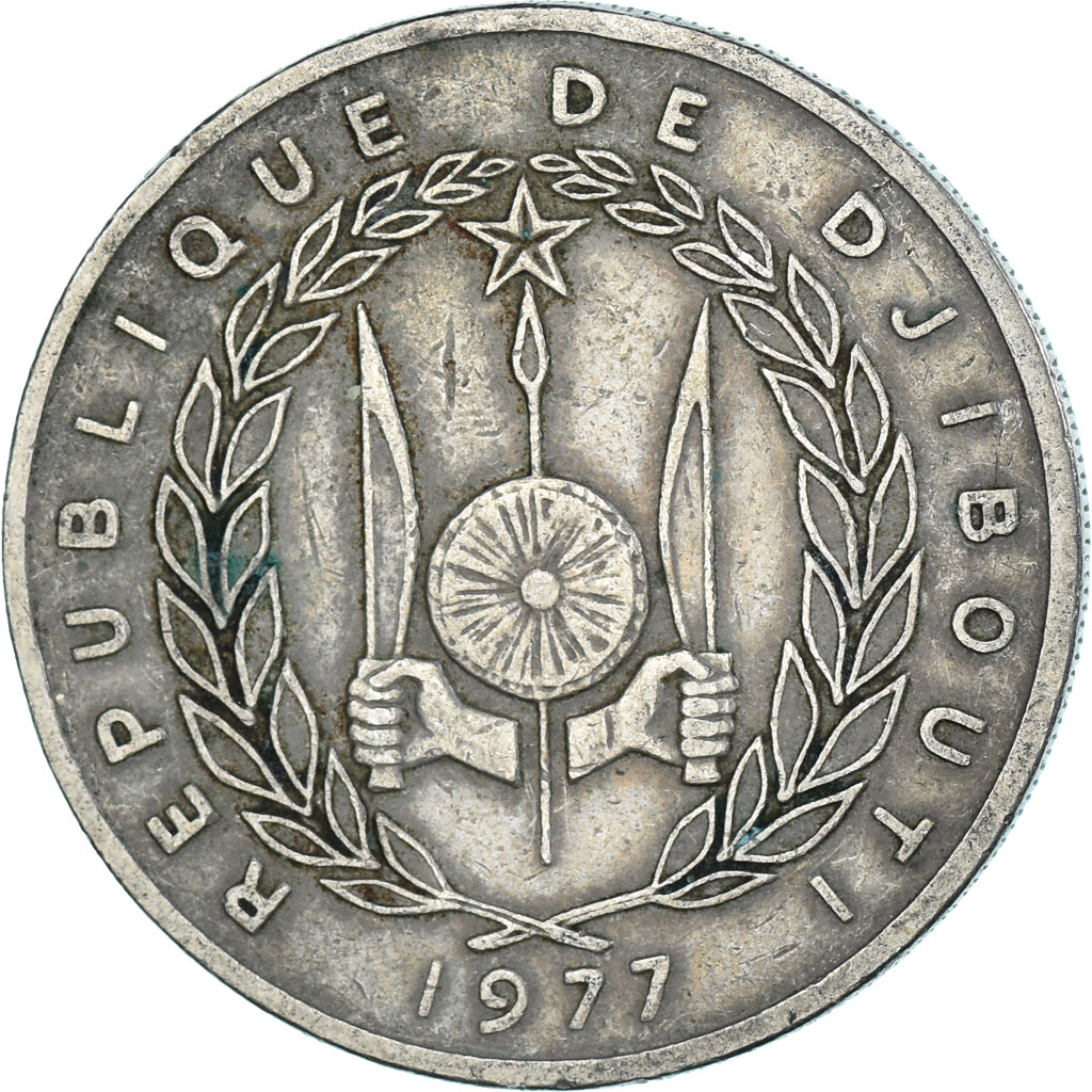 Coin, Djibouti, 100 Francs, 1977