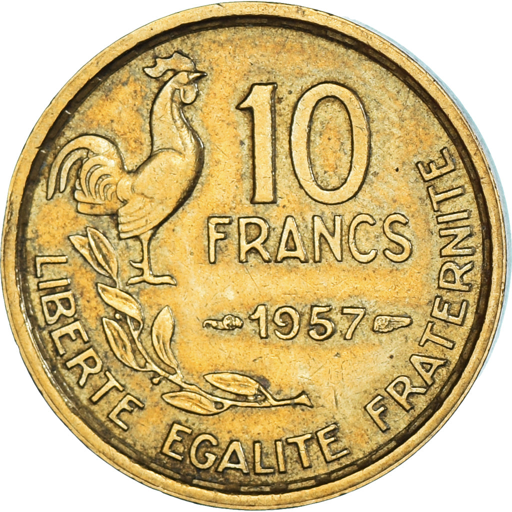 Moneda, Francia, 10 Francs, 1957