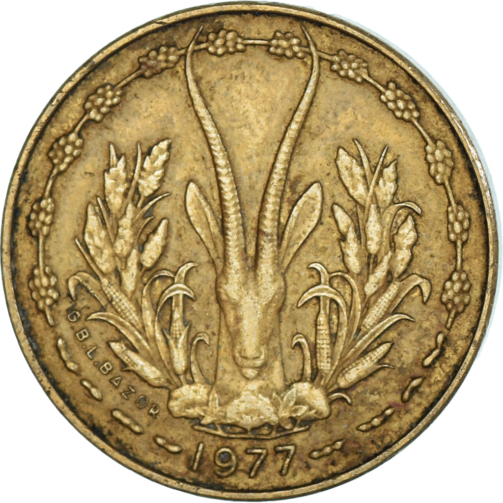 Monnaie, Communauté économique des États de l'Afrique de l'Ouest, 5 Francs