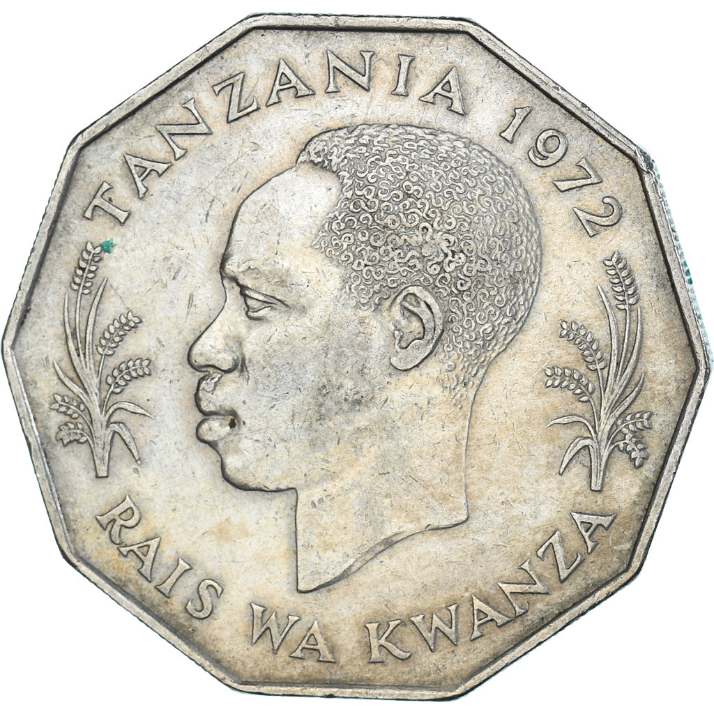 Coin, Tanzania, 5 Shilingi, 1972
