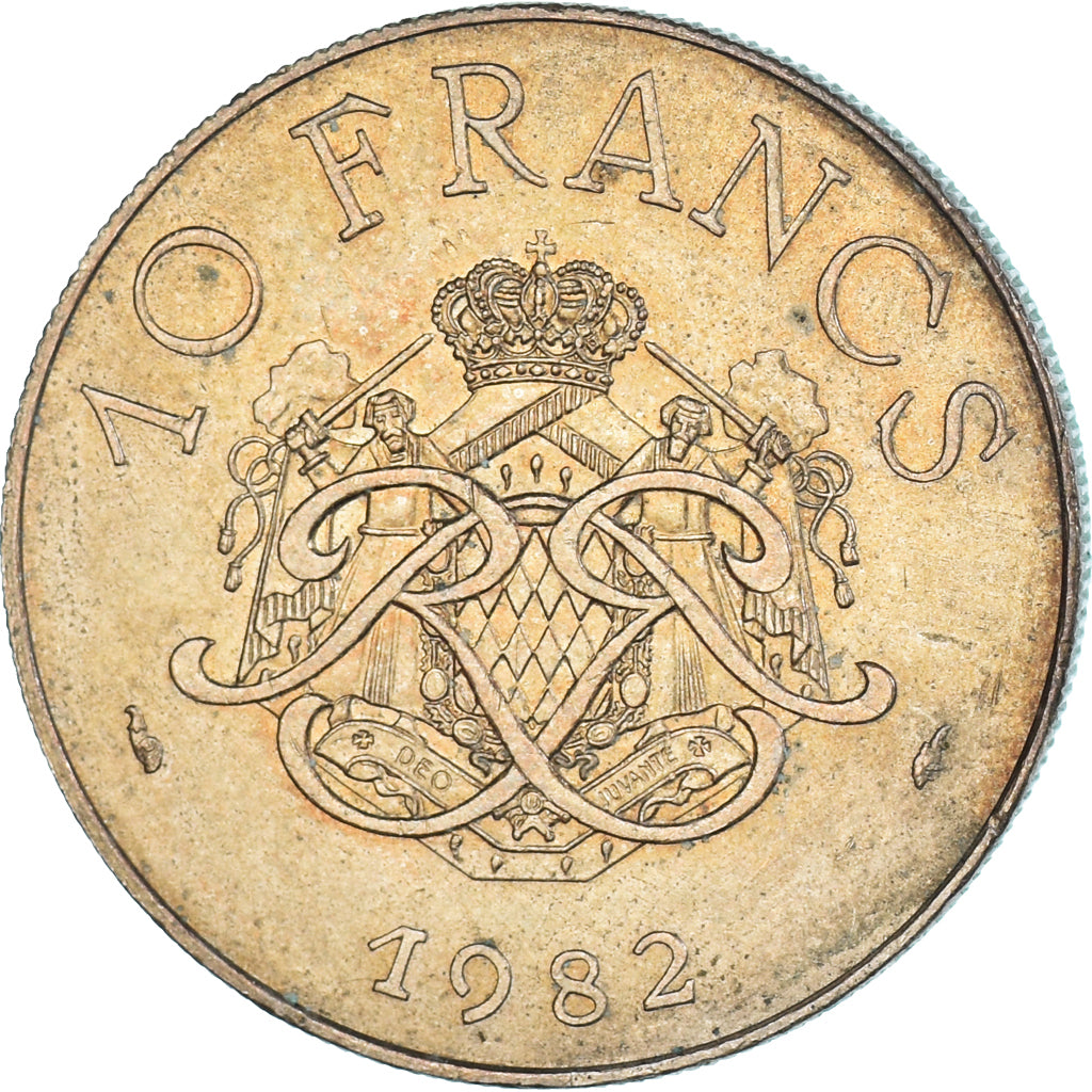 Munten, Monaco, 10 Francs, 1982