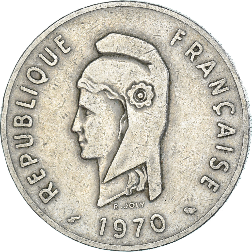 Coin, FRENCH AFARS & ISSAS, 100 Francs, 1970