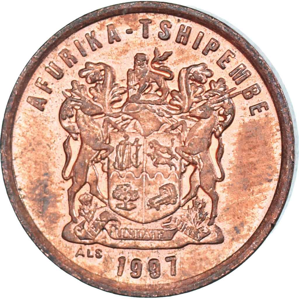 Munten, Zuid Afrika, 2 Cents, 1987