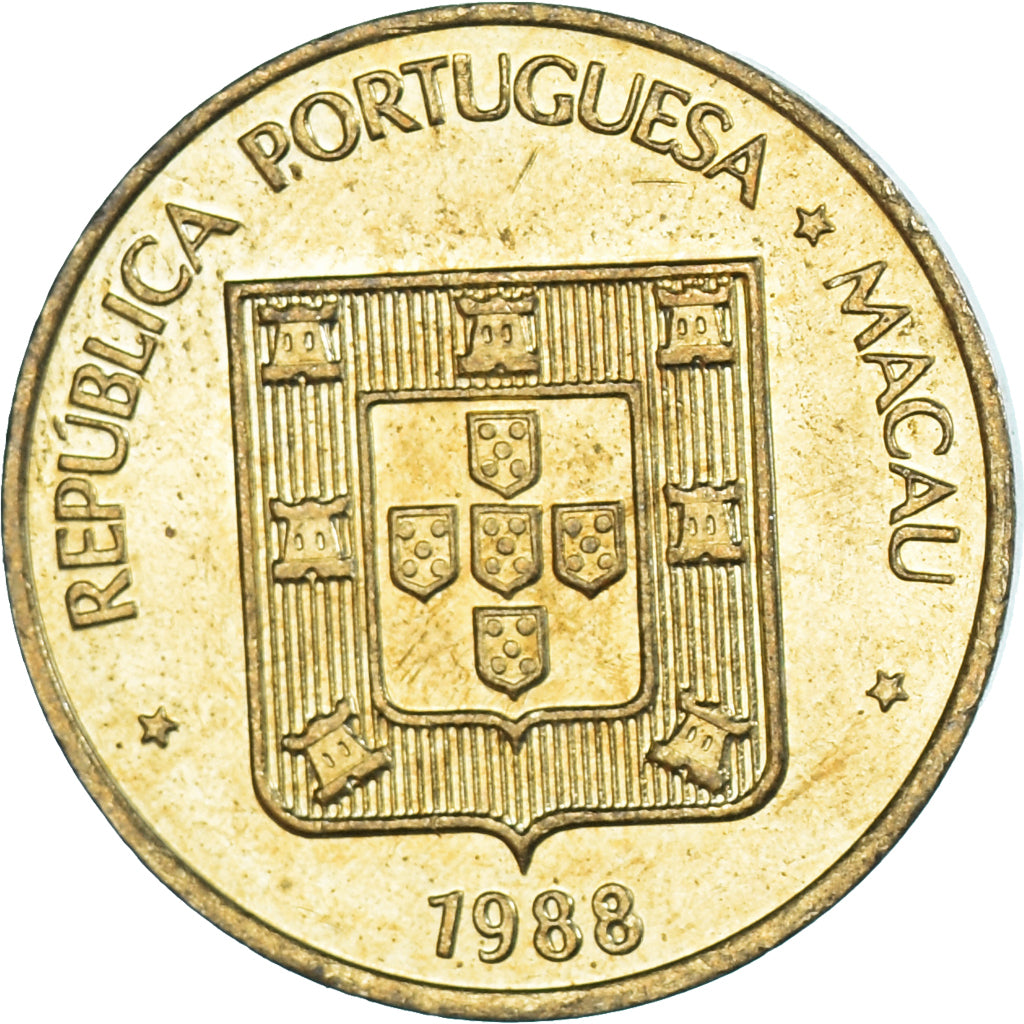 Coin, Macao, 10 Avos, 1988