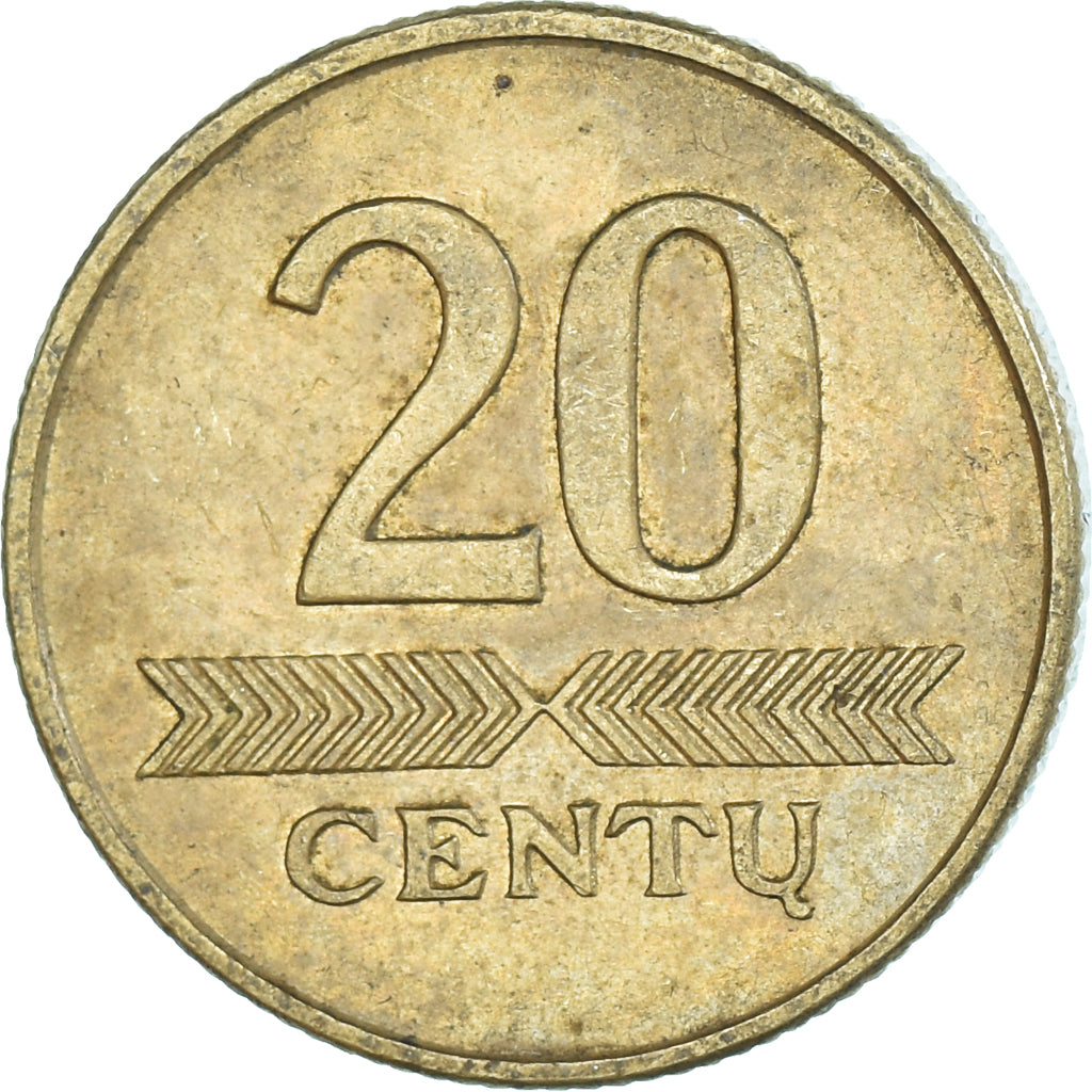 Moneda, Lituania, 20 Centu, 1998