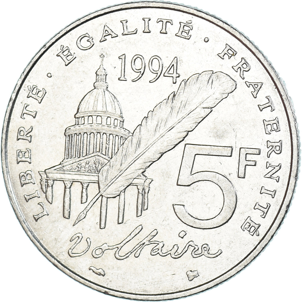 Monnaie, France, 5 Francs, 1994